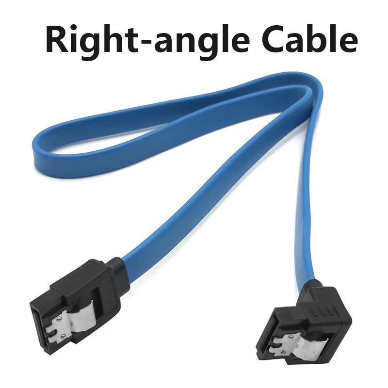 Cable de datos serial para disco duro de estado sólido Sata 3.0 de 40/50 cm, flexible, multicolor y multiespecificación, cable de transmisión rápida para disco duro Sata.