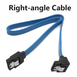 Cable de datos serial para disco duro de estado sólido Sata 3.0 de 40/50 cm, flexible, multicolor y multiespecificación, cable de transmisión rápida para disco duro Sata.