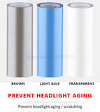 Car Headlight & Taillight & Fog Light Lamp wrap Film Smoke Black TPH PU PPF Protective Film For Car Styling Motorcycle Decorate