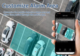 20MP 4G Sim Solar Camera WiFi 10X Optical Zoom 3-PTZ 4-Lens 3-Screens Outdoor Wireless Security Cameras Auto Tracking CCTV V380