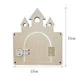 Children Busy Board Montessori Toy DIY Accessories Lock Latch Door Sensory Cognition Toy Preschool Early Education Teaching Aids
