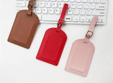 Personalized Initials Luggage Tag Custom Letters Men Women Suitcase Name Tag PU Airplane Labels Engrave Logo Travel Accessories