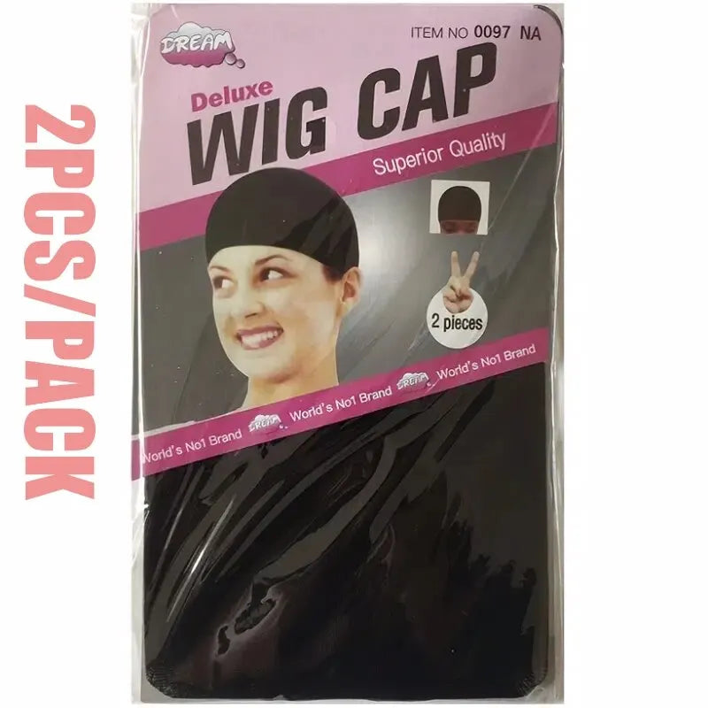2 peças/cabelo barato nova meia boné para perucas net para perucas boné careca meia de náilon peruca boné elástico