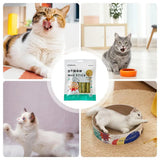 Cat Grass Teething Stick 5Pcs/bag Freeze-dried Cat Dog Snacks Stress Relief Cat Food For Small Medium Large Cats