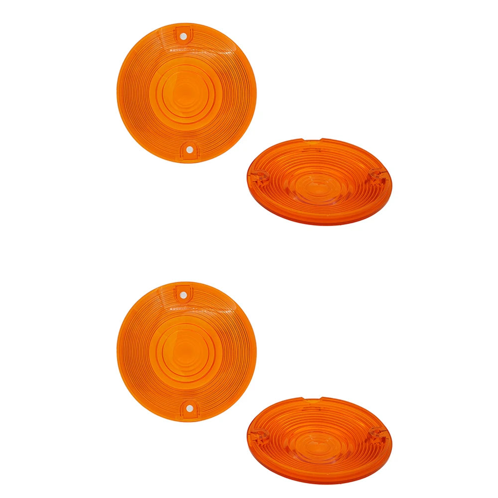 For Harley Touring Electra Glide Road King Ultra Glide Softail 1986 - 2014 Motorcycle Front Turn Signal Light Lens Cover Parts