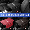Leather Car Armrest Box Pad Central Arm Rest Storage Pocket Protective Cover For Volvo V50 Car Accessories Interior Supplies