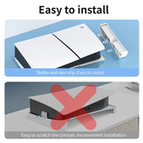 Horizontal Stand for PS5 Slim/Pro Games Console Anti-slip Cooling Base Bracket for PlayStation 5 Slim Console Game Accessories