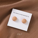 Safe macaron cor hijab broche forte chapeamento de metal magnético hijab clipe luxo sem buraco pinos broches ímã para lenço muçulmano