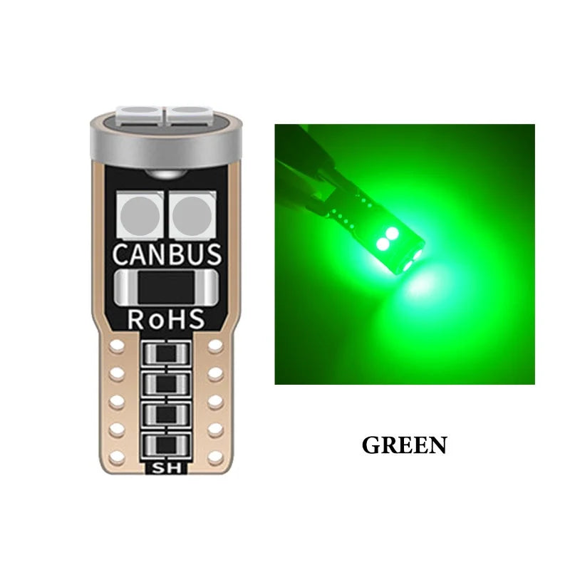 Super Bright LED Canbus Car Interior Reading Dome Lights, Auto Lâmpada de estacionamento, sem erro, T10, W5W, 6SMD, 3030, 2 pcs, 6 pcs, 10pcs