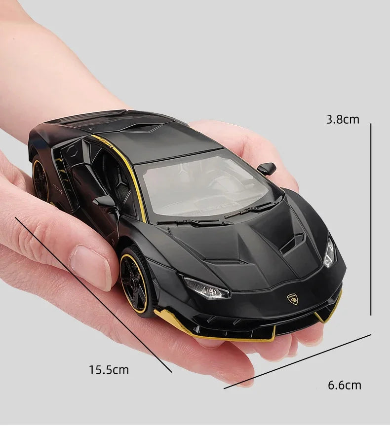 1:32 Lamborghinis LP770 LP750 Car Alloy Sports Car Model Diecast Sound Super Racing Lifting Tail Hot Car Wheel For Children Gift