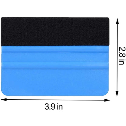 1/5Pcs Car Stickers Film Install Squeegee Vinyl Carbon Fiber Scraper with Felt Squeegee Tool Film Wrapping Car Wrap Tools 10x7cm