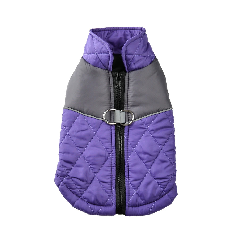 Winter Dog Jacket Windproof Reflective Pet Clothes For Small Big Dogs Cat Costume Puppy Coat Vest With D-ring Chihuahua Outfits