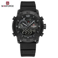 NAVIFORCE 6104 Fashion Sports Electronic Quartz Watch Men Calendar Luminous Outdoor Casual Digital Watches for Man reloj hombre