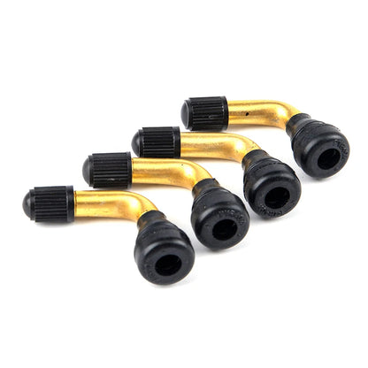 90 graus de borracha válvula de ângulo para pneus Tubeless, mamilo para disco Tubeless roda mamilo, pvr40, pvr50, pvr60, pvr70, 4pcs por conjunto