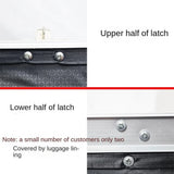 Portable Black Silver Luggage Password Lock Replacement Anti-Theft Suitcase Lock Buckle Security Tool Lock Catch Security Padlock