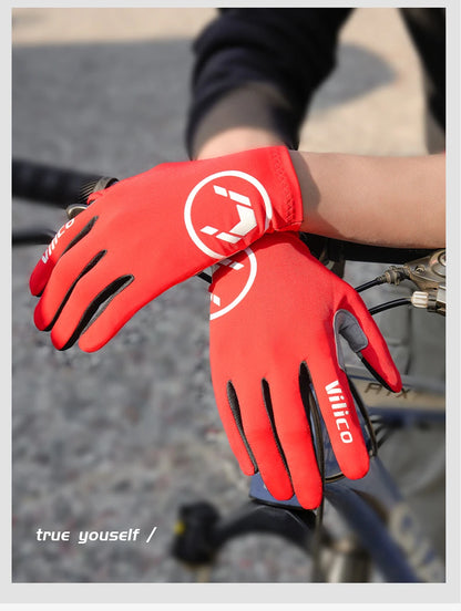Touch Screen Long Full Fingers Half Fingers Gel Sports Cycling Gloves MTB Road Bike Riding Racing Women Men Bicycle Gloves