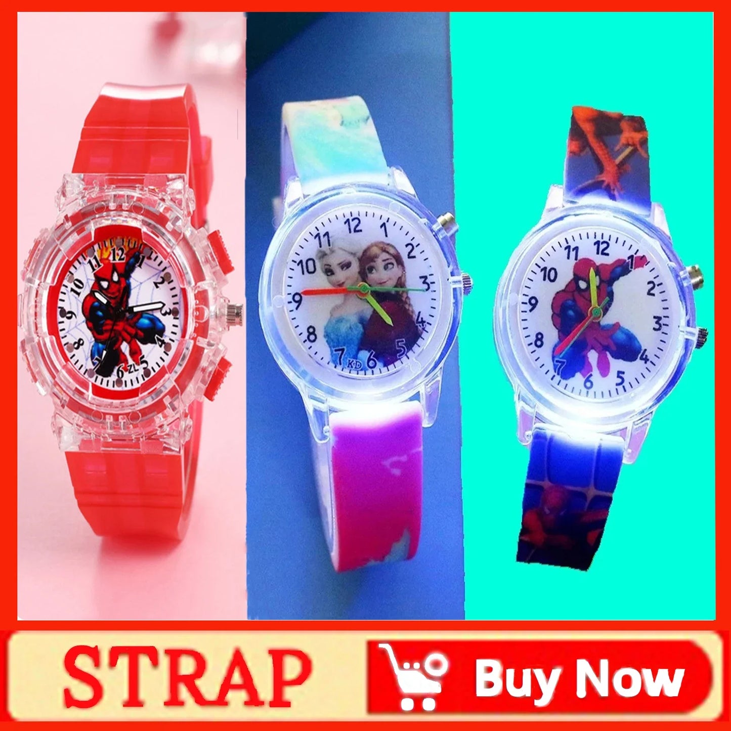 Pokemon Pikachu Dragon Ball Z Sport Casual Watches Led Silicone Watch Color Lovely Digital Children Wristwatch Clock Gift Toys