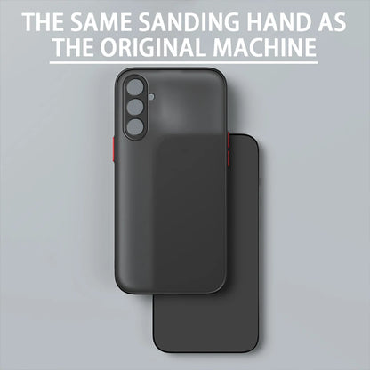 Luxury Matte Samung A15 A05 A05s Case Silicone Edge Hard PC Matte Back Cover For Samsung Galaxy A54 A34 5G Camera Protect Fundas