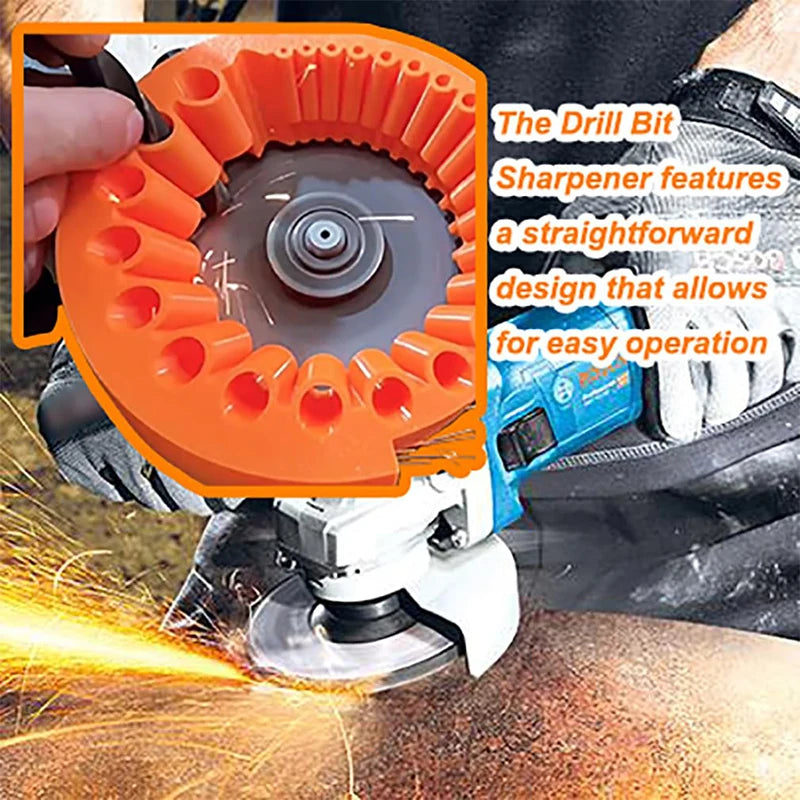 Multipurpose Drill Bit Grinding Sharpener Polishing Grinding Tool 125mm Angle Grinder Powered Tool Parts For 2-13mm Drill Bits