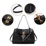 Bolso de mano de gran capacidad para desplazamientos, de piel suave de alta calidad, moderno bolso bandolera de viaje para mujer, maletín de negocios.