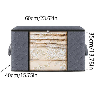 New Large Capacity Clothes Storage Bag Foldable Blanket Storage Containers for Organizing Bedroom Closet