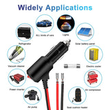 2FT/6FT/12FT 12V Car Cigar Lighter Socket Plug Connector Extension Cord Power Adapter On Off Switch Universal Charger Adapter