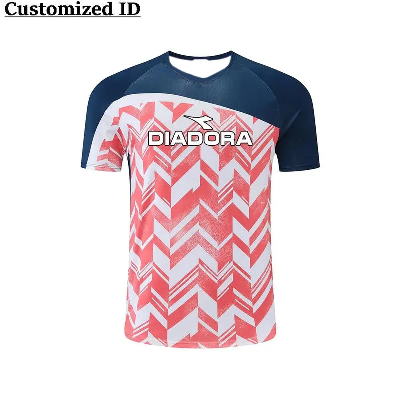 Hot Selling Fitness Short Sleeve DIADORA Badminton Sport Clothes T-shirt Comfortable Breathable Sweat Absorption Cycling Clothes