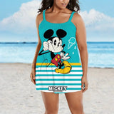 Plus Size Women Dress Woman Spring 2022 Disney Big Chic Elegant Evening Dresses Ladies Plus Size Summer Dresses Female 