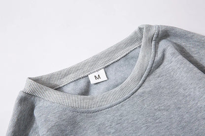 Spring And Autumn Clothing O Neck Pullover Long Sleeved Sweatshirts Men Women Fashion Casual Top Tracksuit Sweatshirt For