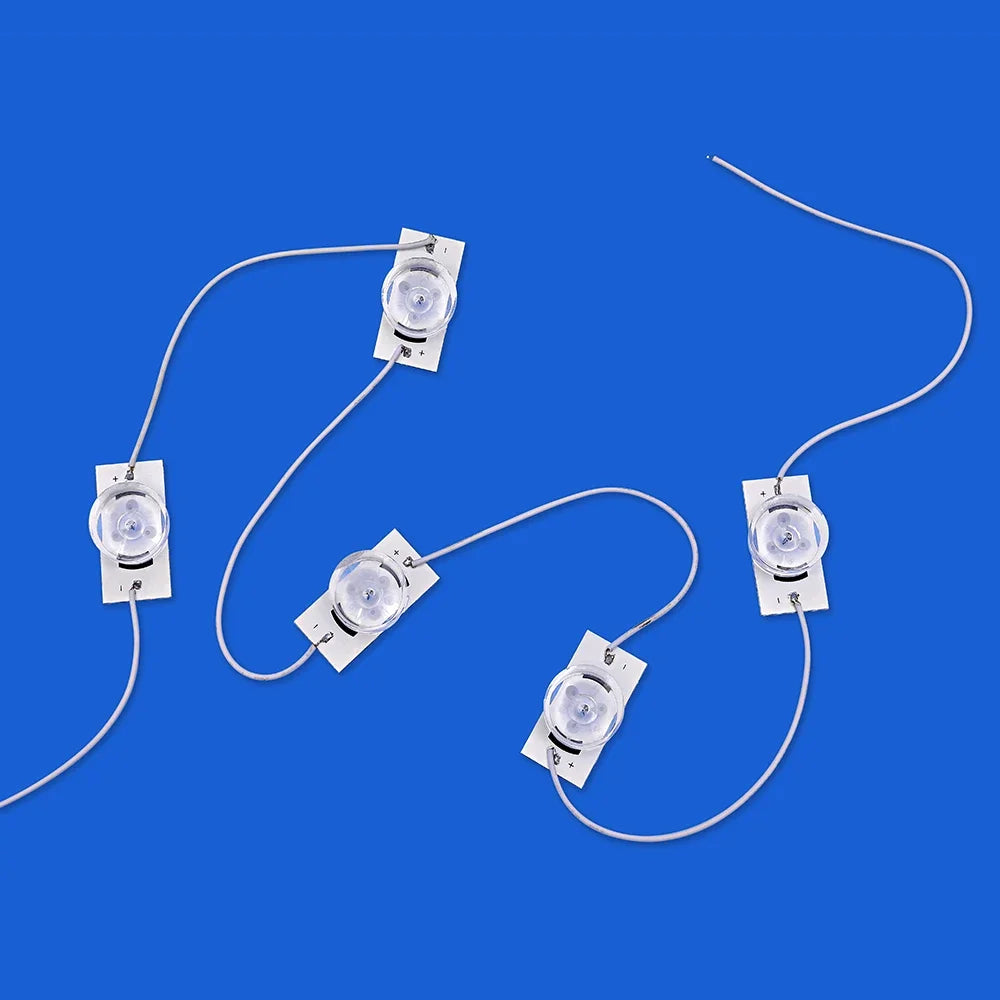 Perlas de lámpara SMD de 3 V y 6 V con filtro óptico para reparación de televisores LED de 32 a 75 pulgadas con cable de 2 m, accesorios para tiras de retroiluminación LED.