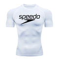 Compressão correndo camiseta masculina topos spee impressão t camisas masculinas de secagem rápida ginásio roupas esportivas mma rashguard camisa t para o sexo masculino