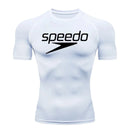 Compressão correndo camiseta masculina topos spee impressão t camisas masculinas de secagem rápida ginásio roupas esportivas mma rashguard camisa t para o sexo masculino