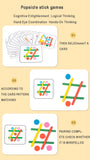 Early Learning Cognitive Rainbow Stick, Children's Color Matching Puzzle, Math Enlightenment, Puzzle Games, Montessori Block Toy