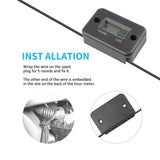 Digital Hour Meter LCD Counter For ATV Motorcycle Instruments Clocks Snowmobile Boat Generator Bike Car Accessories