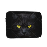 Black Cat Laptop Bag Tablet Notebook Case For Hp Dell Lenovo Computer For Macbook Air Pro Retina 10-17 Sleeve