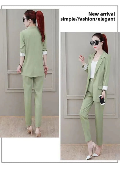 Spring Autumn Popular Women's Suit Set Three Pieces Fashionable Elegant Summer New Arrival Professional Clothing Outerwear