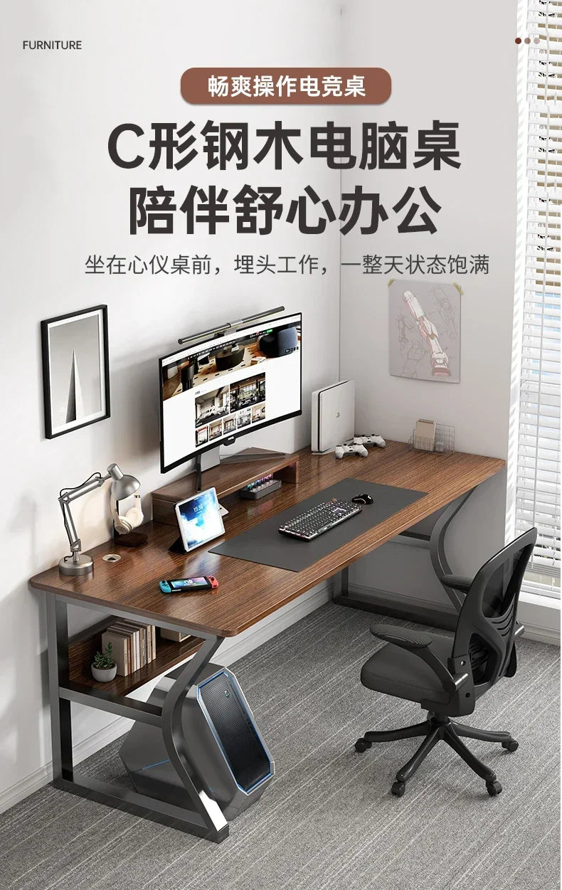 Computer Desk Household Minimalist Modern Desktop Desk Study Writing Desk Workbench Simple E-Sports Table