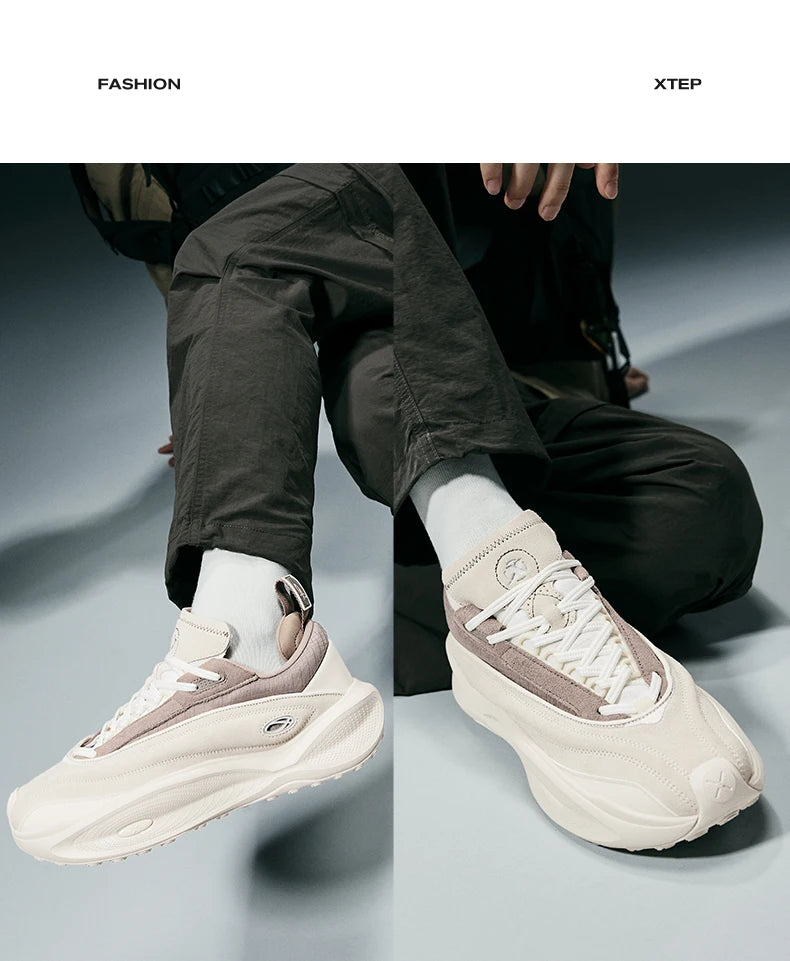 Xtep Star Fall For Men 2024 Winter Vintage Rebound Soft Leisure Durability Support Training  Sneakers 876419320004