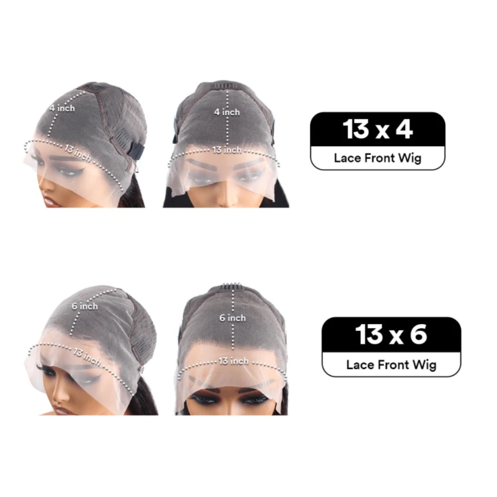 30 40 Inch 13x4 13x6 HD Body Wave Lace Front Wigs Pre-Plucked Loose Wave Lace Frontal Wig Water Wave Human Hair Wigs for Women