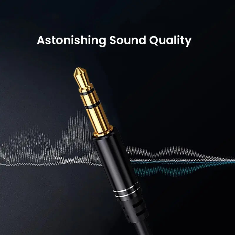 Cable de audio de 3,5 mm, cable auxiliar, adaptador de entrada de audio, cable auxiliar macho a macho, compatible con estéreos de coche, altavoces y auriculares.