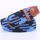 Women's Belt Fashion Casual Woven Elastic Belt Outdoor Sports Military Tactical Strap Climbing Work Belt Unisex Jeans Pants