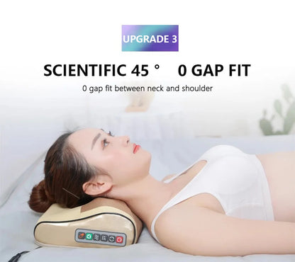 Electric Massage Pillow Neck Massager Multifunctional Neck Pillow Massage Device Relaxation Pillow Massager Neck Health Massager