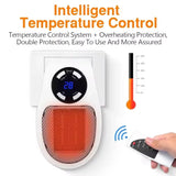 2024 hot style wall-mounted heater mini hot fan fast heating electric heater office home heater small solar heater