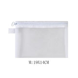 Women Mesh Cosmetic Bag Travel Storage Makeup Bag Organizer Female Make Up Pouch Zipper Clear Small Large Toiletry Beauty Case