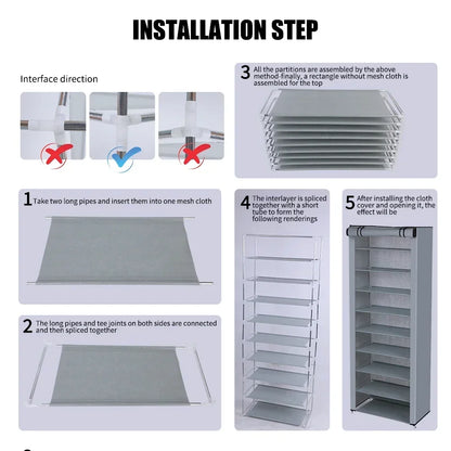 Shoe cabinet for Living Room Shoe Organizer, Furniture Sets Headboards Chaise Lounge Shoerack Canopy