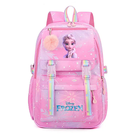 Disney Frozen Mochila Feminina Anna Elsa Kids Backpack School Bags Teenage Girls Laptop Back Pack Women Travel Bagpacks