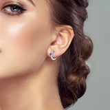 Real 925 Sterling Silver Colorful Dragonfly Butterfly Animal Earrings For Women Exquisite Birthday Anniversary Jewelry Gifts