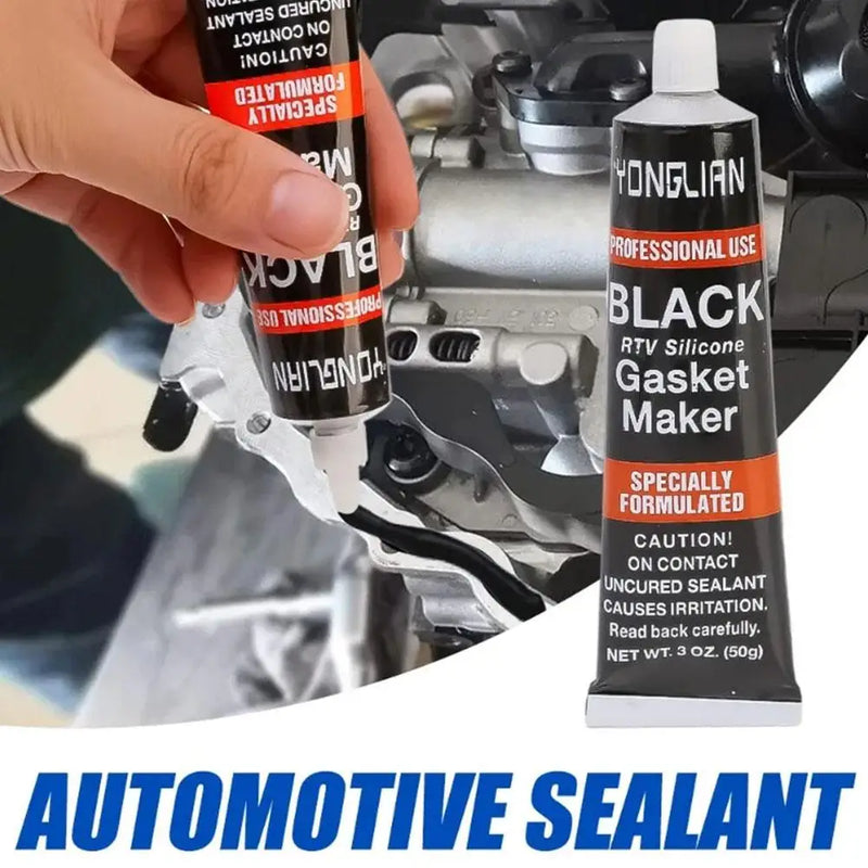 Sellador de juntas de motor, adhesivo de silicona RTV negra de alta temperatura para juntas de motor automotriz, pegamento para coche, 1/3/5/10 unidades