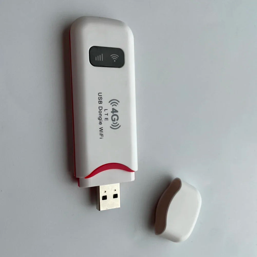 Dongle USB inalámbrico 4G LTE, banda ancha móvil de 150 Mbps, módem, tarjeta SIM 4G, enrutador inalámbrico, adaptador WiFi inalámbrico para casa y oficina.