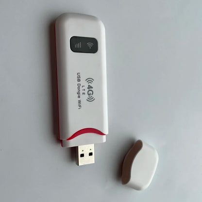 Dongle USB inalámbrico 4G LTE, banda ancha móvil de 150 Mbps, módem, tarjeta SIM 4G, enrutador inalámbrico, adaptador WiFi inalámbrico para casa y oficina.